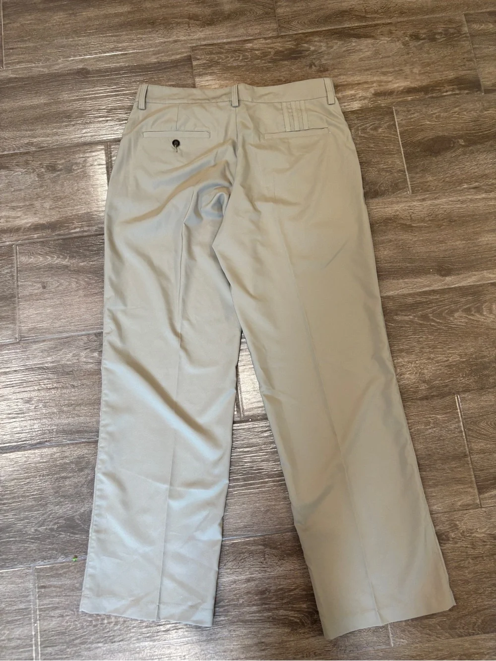 adidas Men's 32x30 Khaki Straight-Leg Performance Chinos Climalite Golf Casual